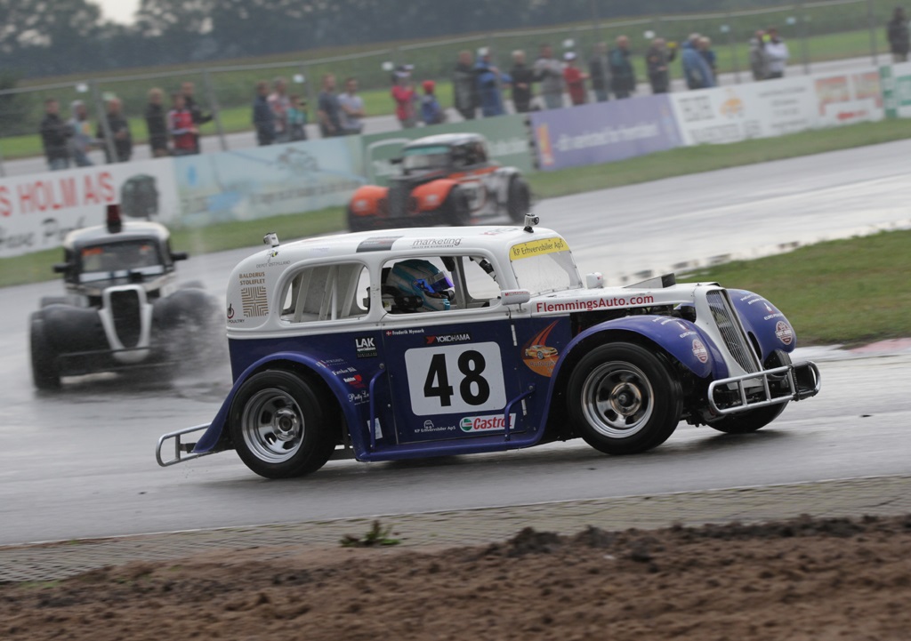 Vejret var ustabilt hele weekenden.
(Foto: Motorsporten.dk)